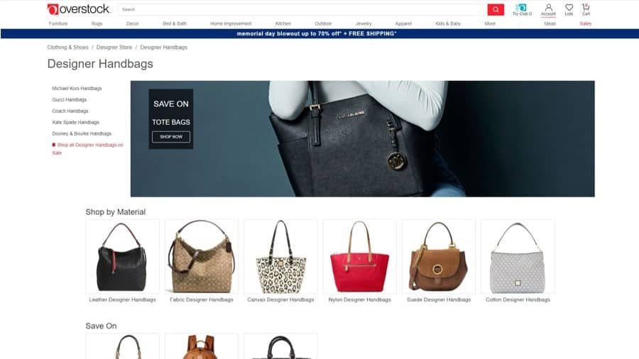 Overstock Designer Bags
